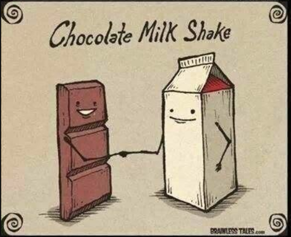 Chocolate Milkshake cartoon