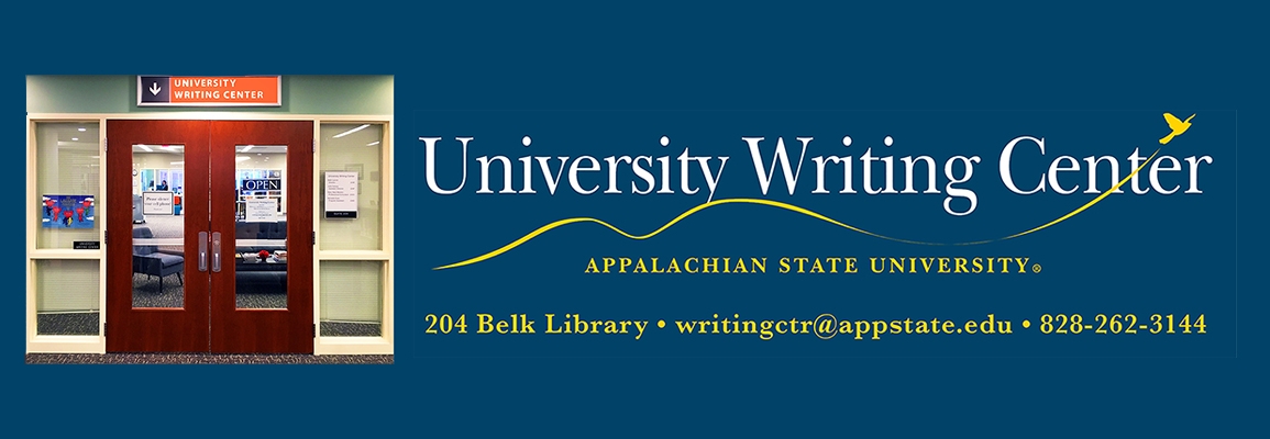 University Writing Center Appalachian State University