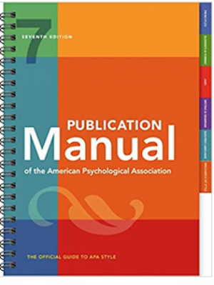 APA 7 Manual Cover